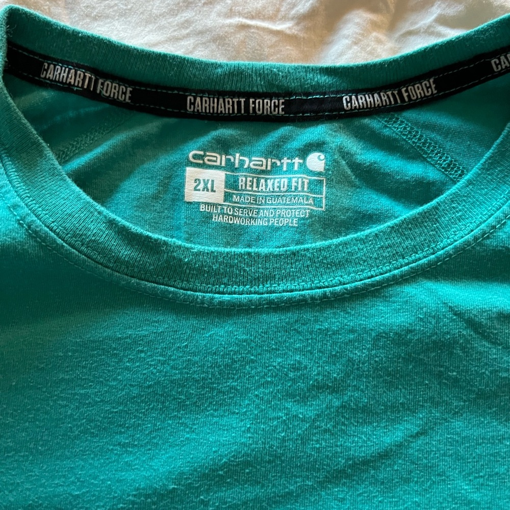 XXL Carhartt Force teal T-Shirt